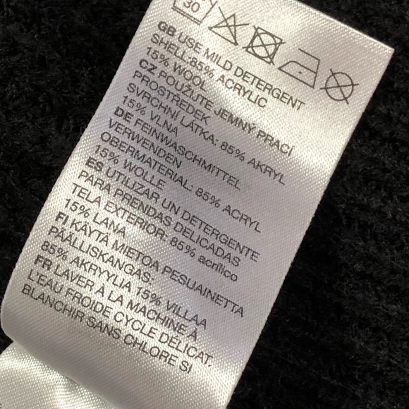 ‼️WEEKEND SALE‼️ Cheap Monday☀️Knit black zip up sweater - Picture 11 of 12